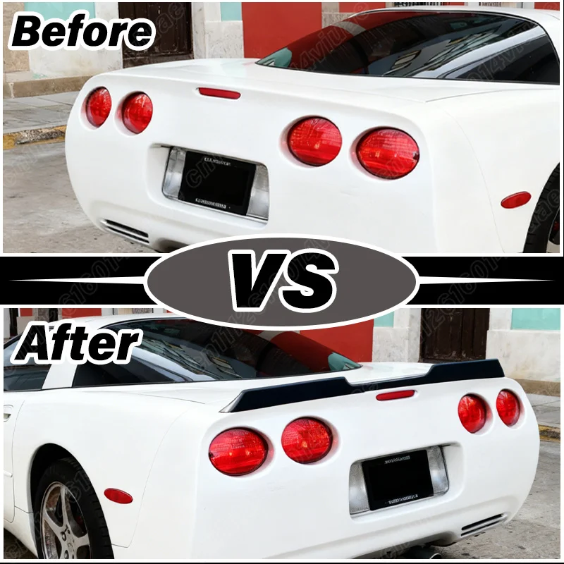 For Corvette C5 ZR1 1997 1998 1999 2000 2001 2002 2003 2004 Extended Style Rear Trunk Spoiler Lid Aerodynamic Refit Accessory