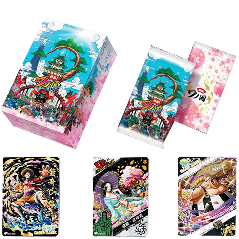 

2022 New Japanese Anime ONE PIECE Rare Cards Box Luffy Zoro Nami Chopper Bounty Collections Ccg Card Game Collectibles Child Toy