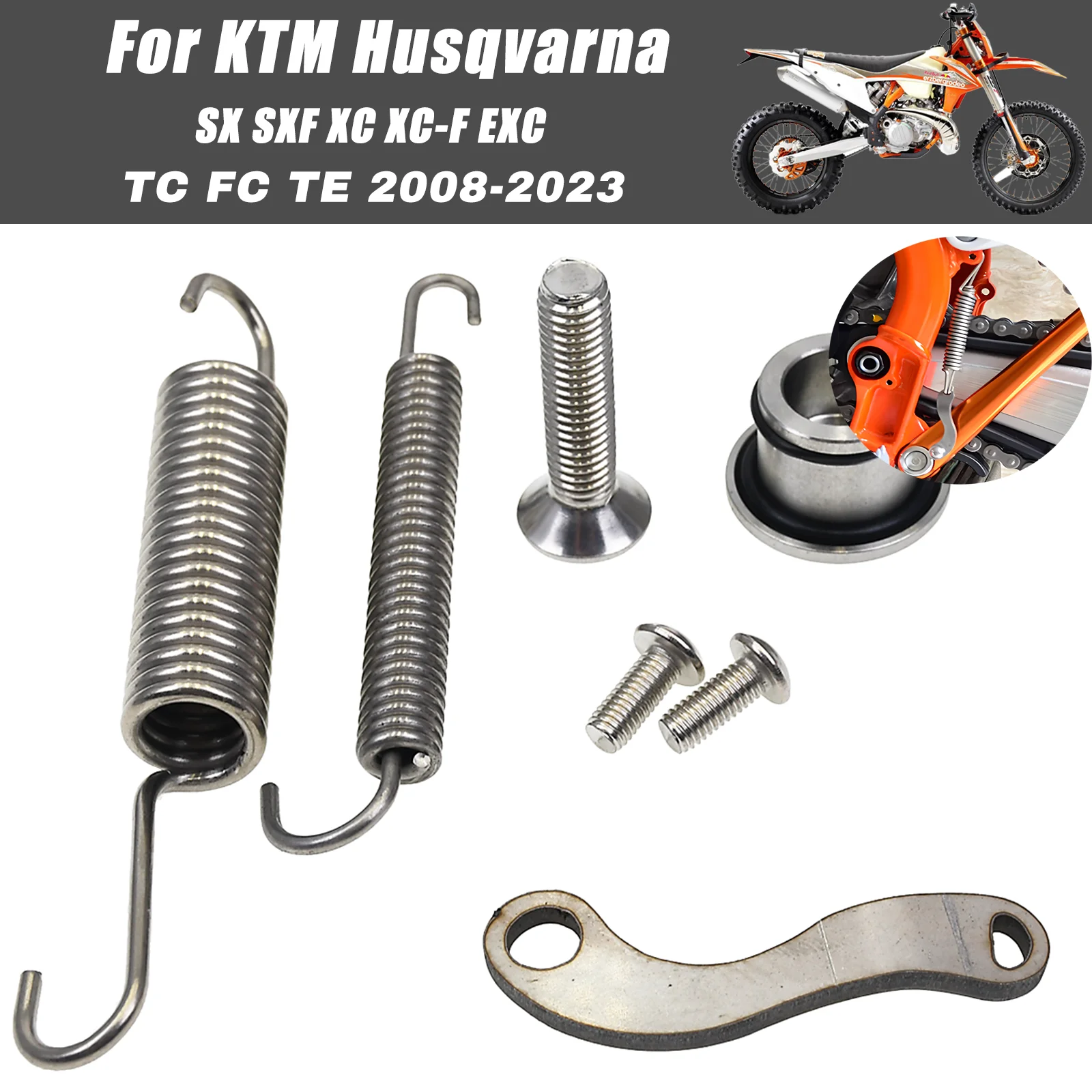 Kit de ressorts de support latéral robuste pour KTM SX SXF Six Days & Husqvarna Enduro, pièces de rechange pour l'entretien des motos tout-terrain