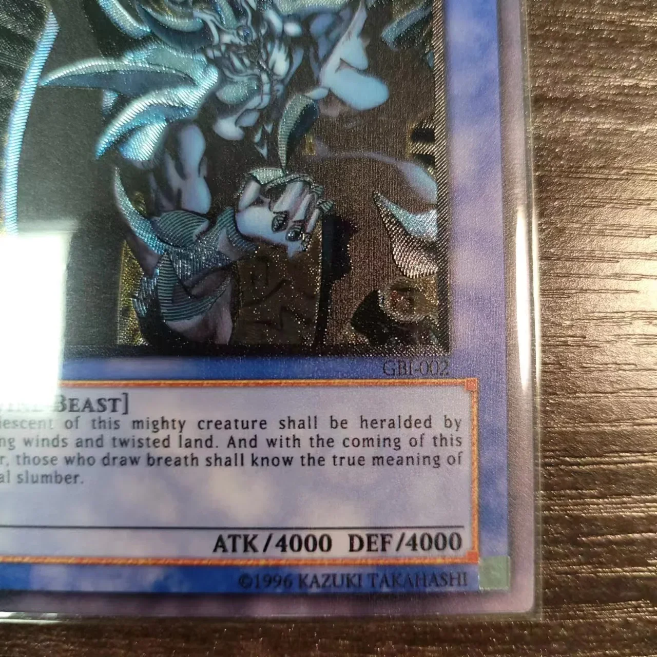 Yu Gi Oh Ultimate Rare GBI-002/Obelisk the Tormentor Children\'s Gift Collection Card Toy (Not original)