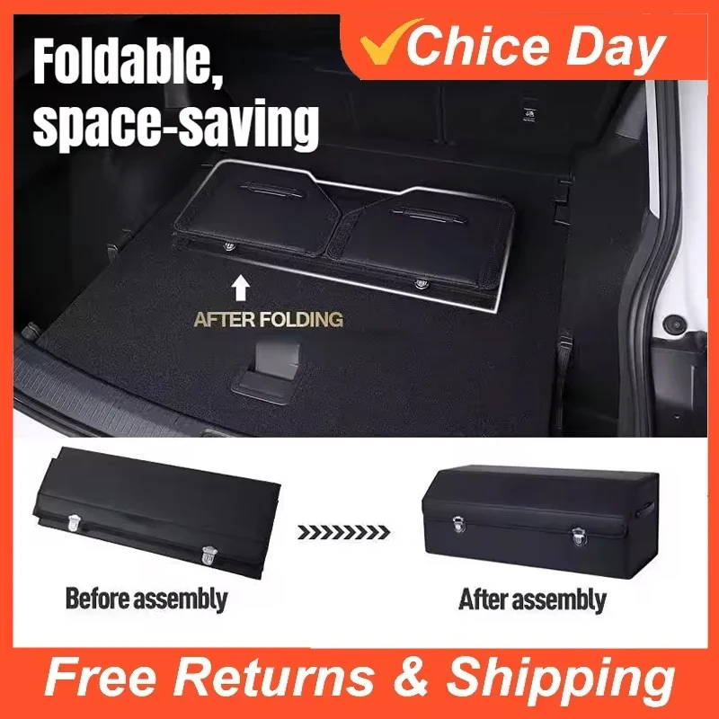 

65L Organizer for Trunk Box Storage and Cleaning Car Accessories Interior Vehicle Supplies Accessories for the Car Amagi