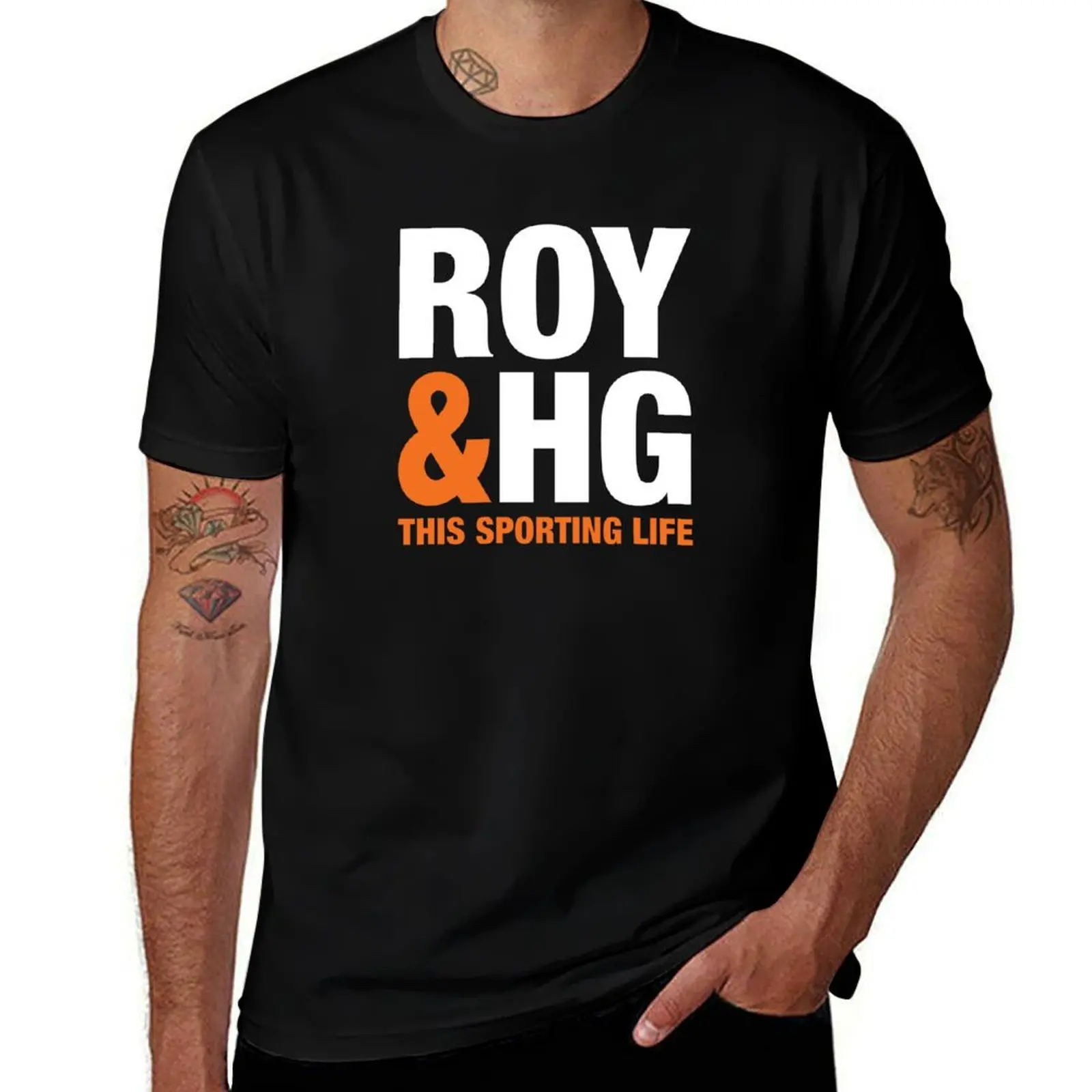 Roy & HG - This Sporting Life T-Shirt Basic All Season Solid T-Shirt