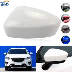 ZUK Car Accessories Exterior Parts Door Outer Rearview Side Wing Mirror Cover Housing Cap Shell For Mazda CX-5 CX5 KE 2013 2014