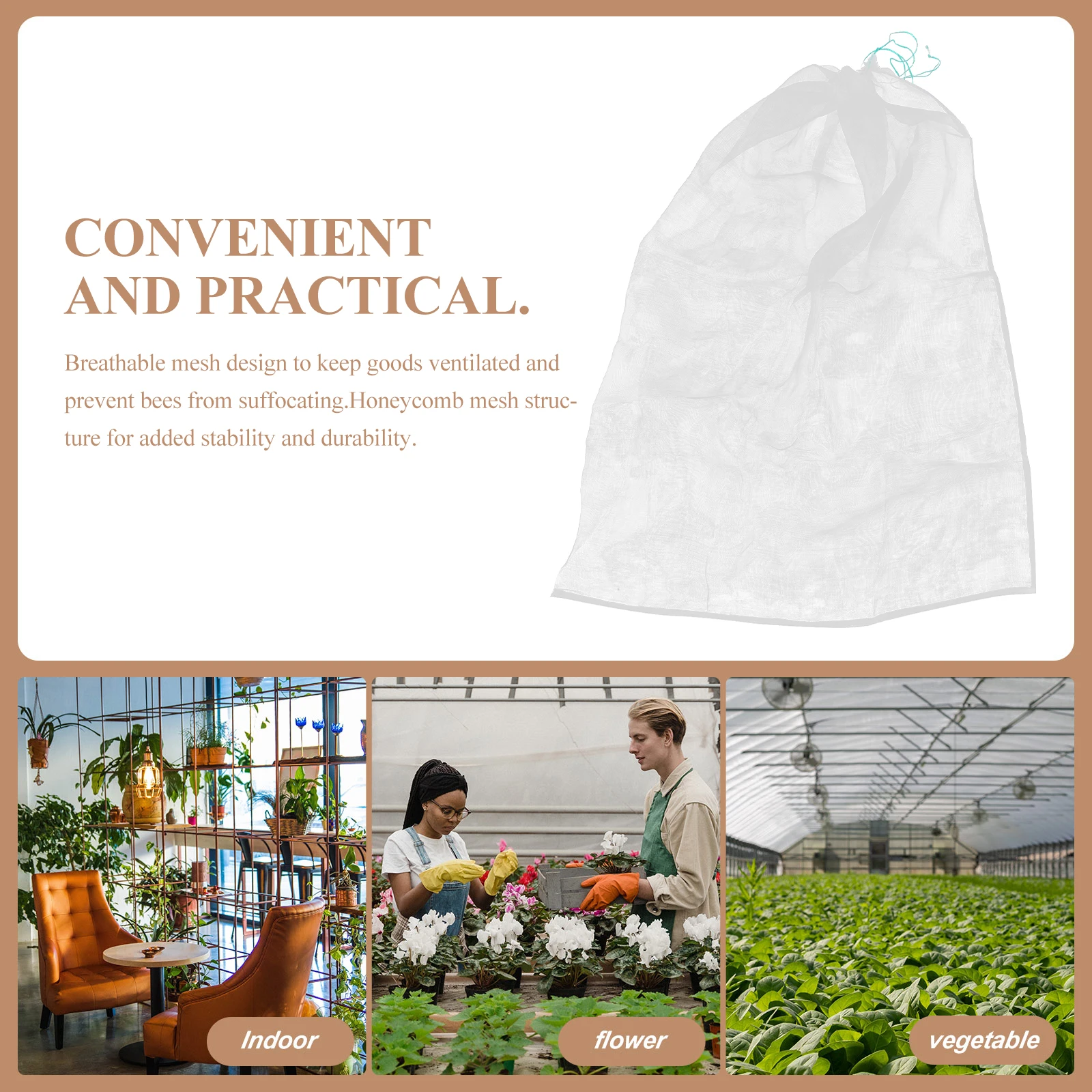 

2 Pcs Breathable Mesh Transport Bag Bee Beehive Carry Keeping Supplies All Sack Supplies-all Drawstring Bags