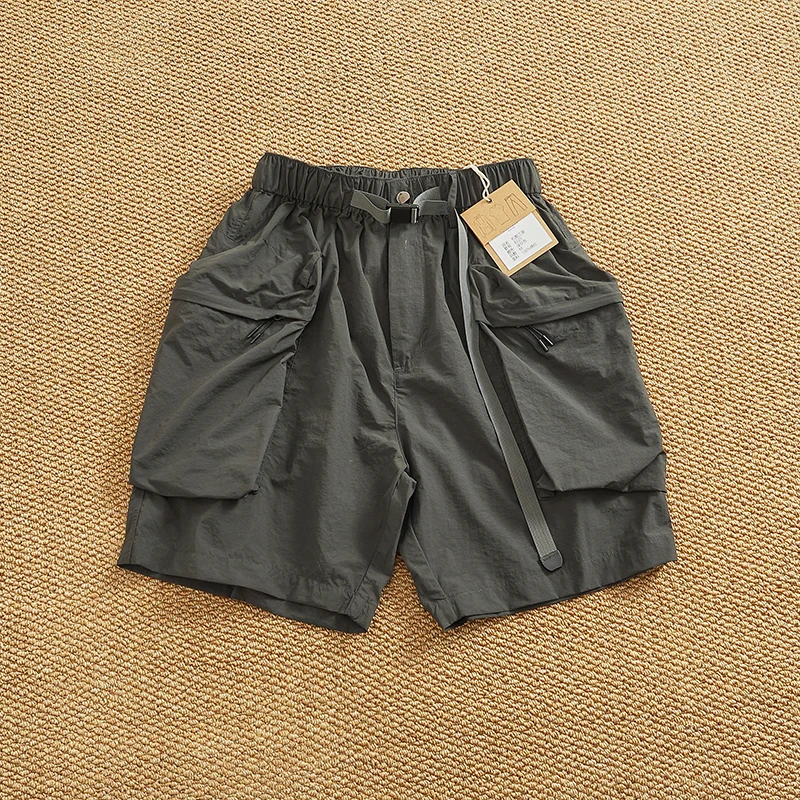 

Light Qui-Drng Summer Thin Men's Casual Cool Feeling Comfortable Outdoor ket Mountain Series Five-Part Pants Trendy ...