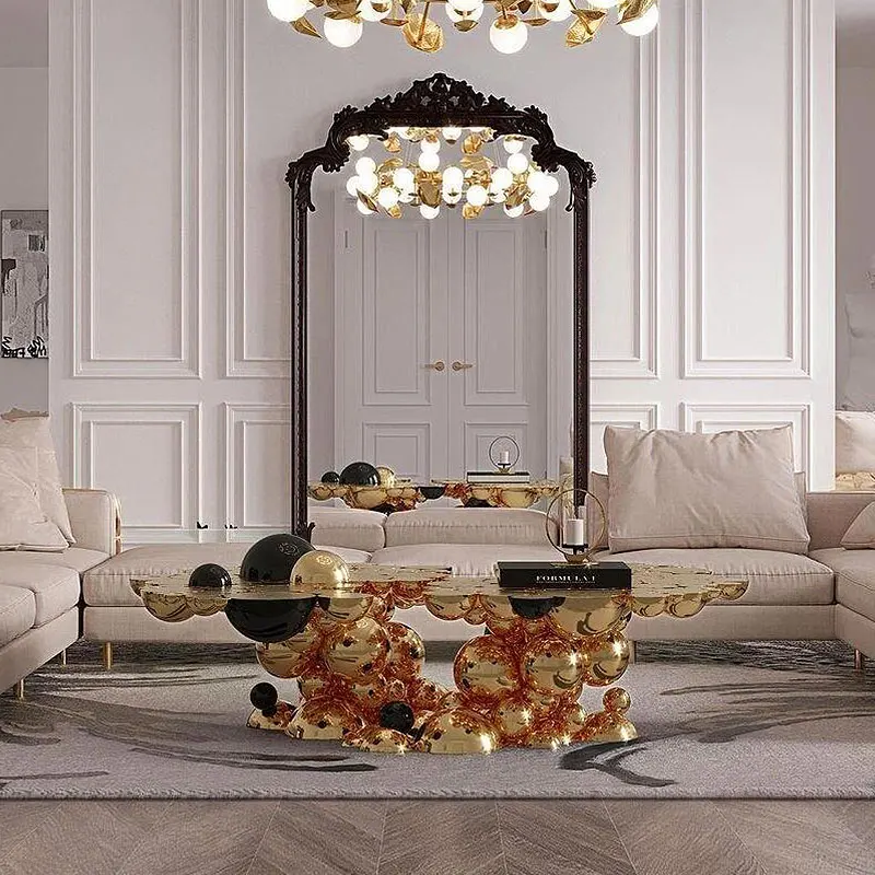 Unique Designer Coffee Table Waterpoor Creativity Service Modern Coffee Table Quality High End Couchtisch Postmodern Furniture