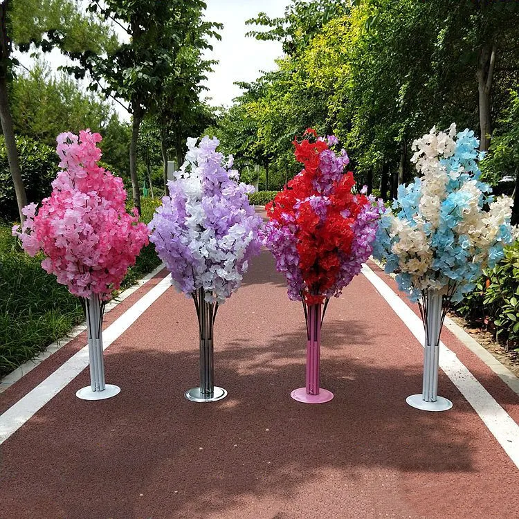 

Road Lead Flowers Wreaths Artificial Flower 150CM Cherry Blossoms Wedding mall grand event Road Celebration Basket Ceremony