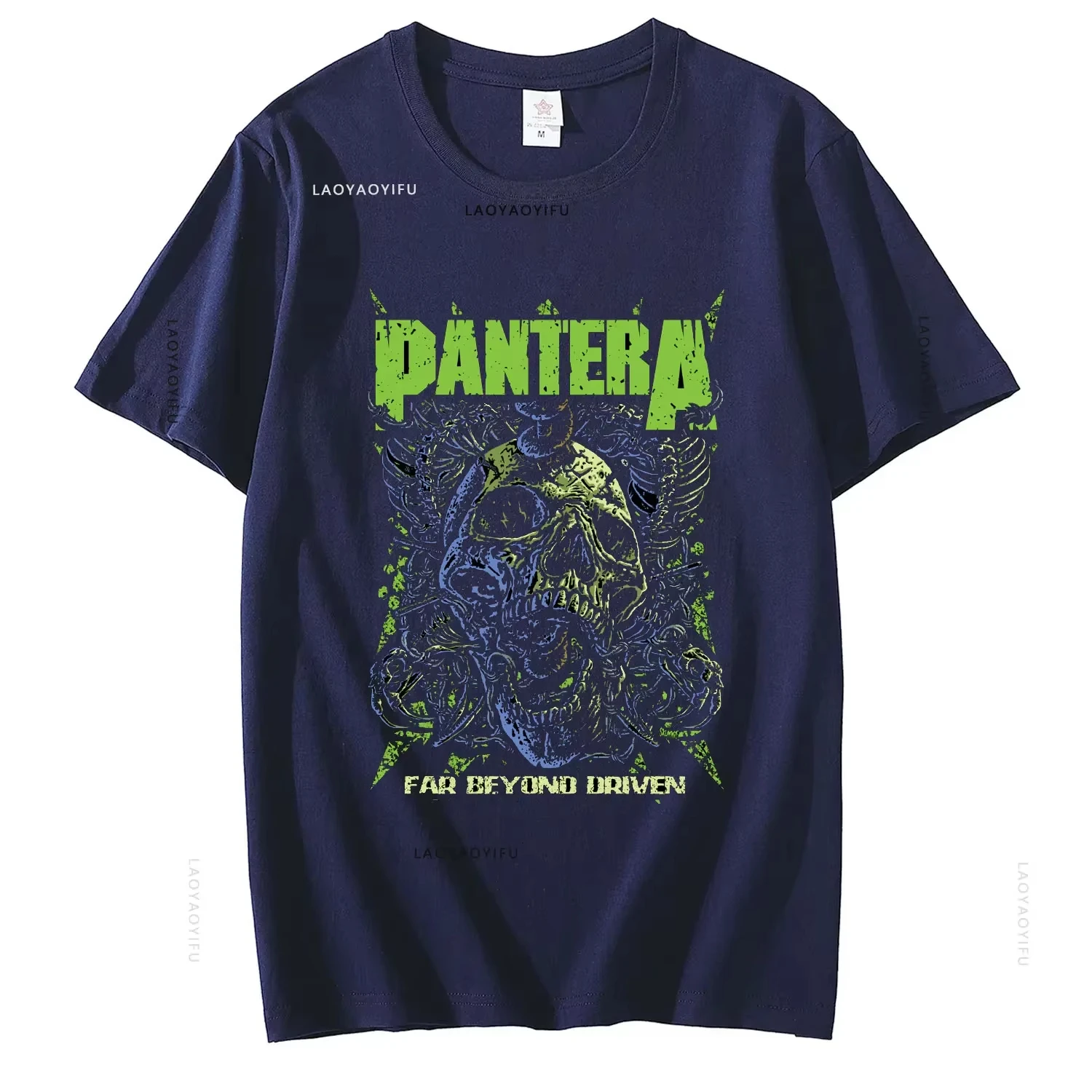 تي شيرت كلاسيكي من Pantera Band للرجال والنساء مصنوع من القطن 100% تي شيرت بشريط معدني ثقيل وبضائع ترفيهية تي شيرت بأكمام قصيرة ورقبة مستديرة #2