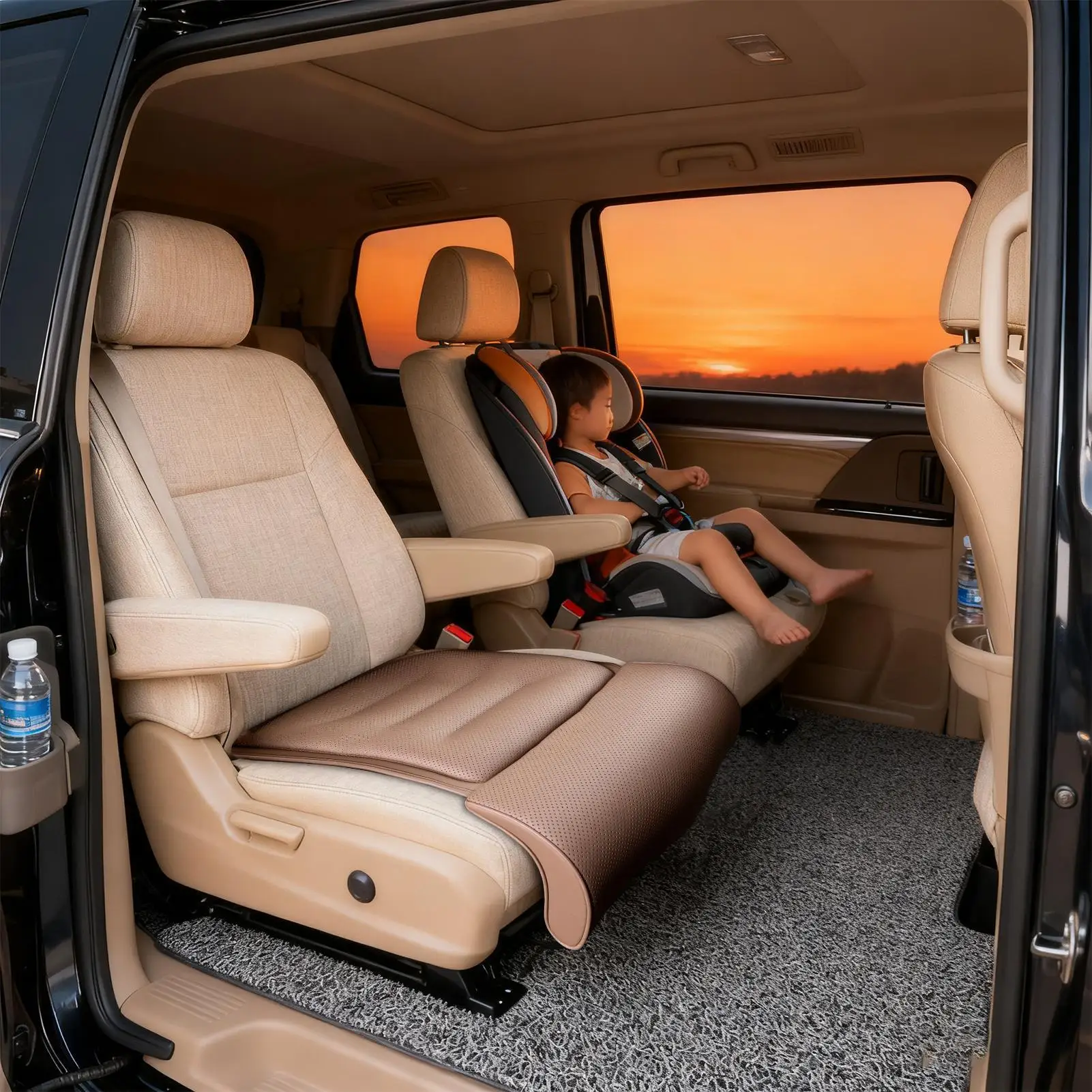 

Удлинитель сиденья для автомобиля, дышащие нескользящие автомобильные аксессуары, автомобильная подставка для ног на переднее сиденье, подушка для переднего и заднего водителя