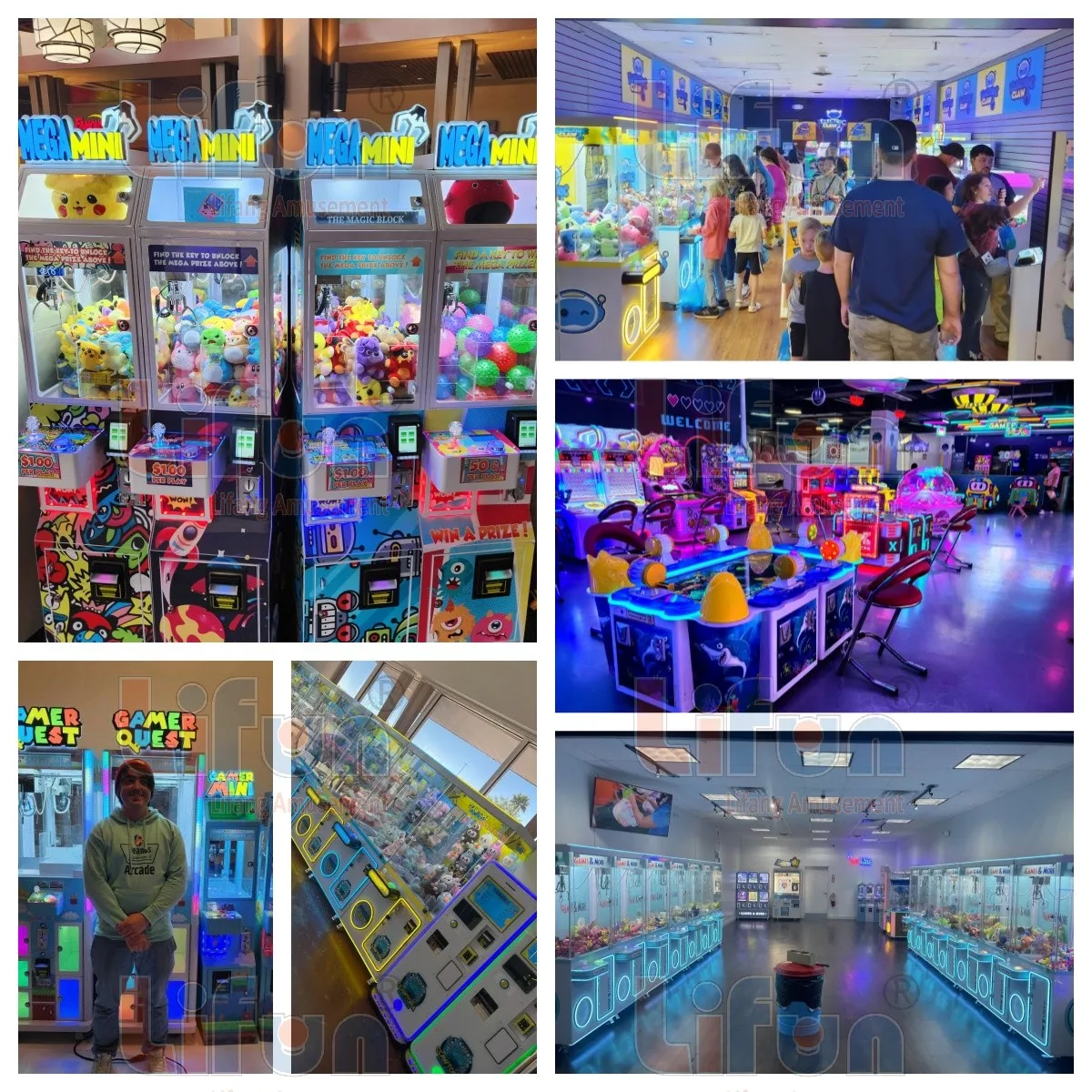 J02 ماكينة ألعاب الأركيد الصغيرة على سطح الطاولة رافعة مخلب صغيرة لدمى الحلوى للأحداث والترفيه مصنوعة من حديد متين #4