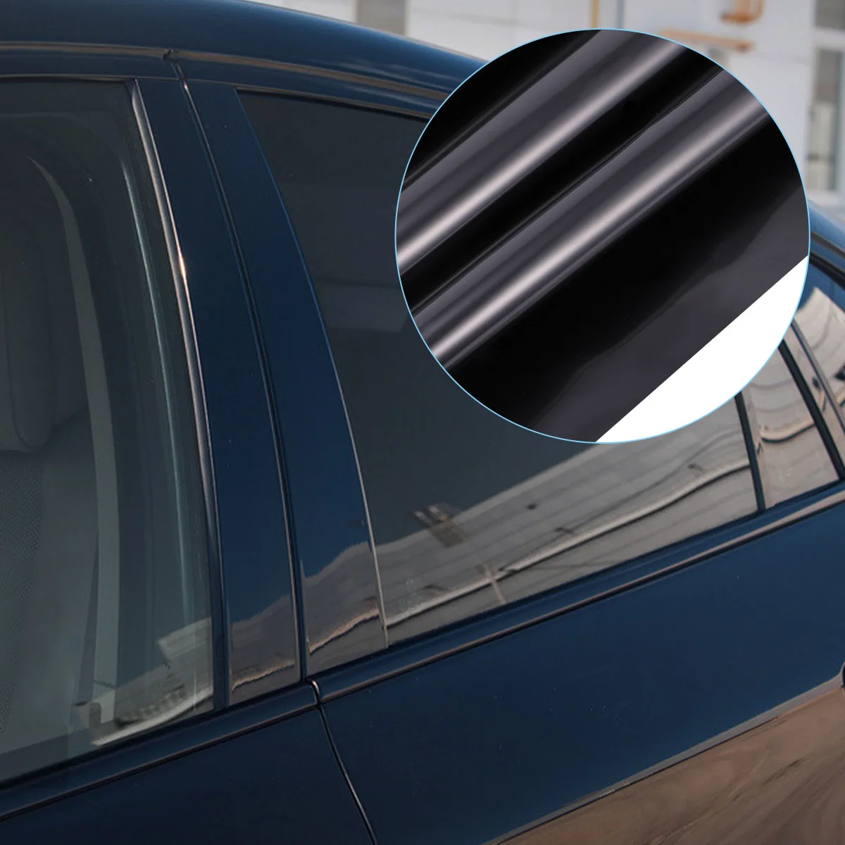 

1 pc 50X200Cm Sun Heat Insulation Window Film Uv Blocking Privacy Sticker For Home Office Store Commercial Use Simple