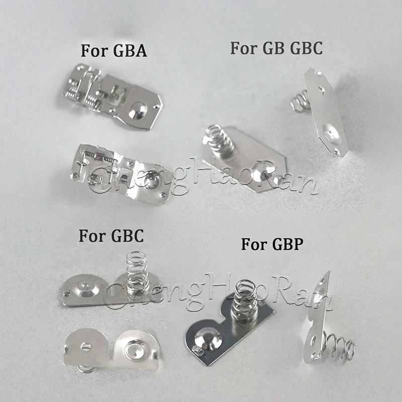 2PCS Battery Terminals Spring Contacts Battery Spring Replacement For Nintend Game Boy Advance Game Console For GBA GBC GB GBP