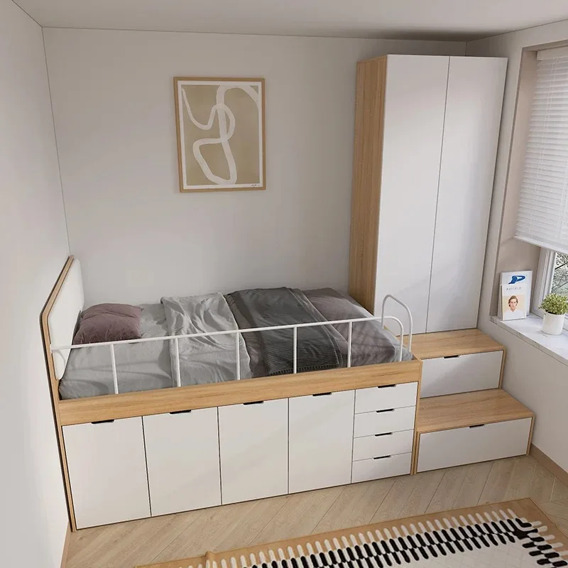 Halfhoge bedgarderobe