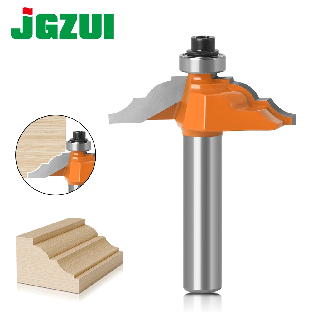 Table Edge Router Bit - French Baroque 8mm Shank Line Router Bits Woodworking Cutter Tenon Cutter for Woodworking Tools