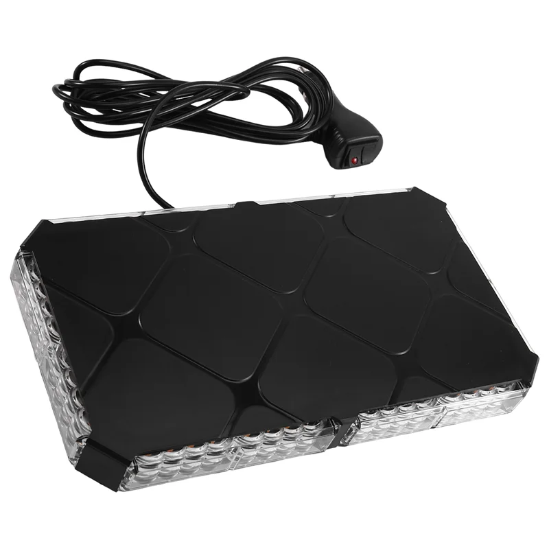 

A11M-11.5 Inch Roof Top Emergency Strobe Lights With Magnetic Base LED Warning Traffic Hazard Caution Light 12-24V