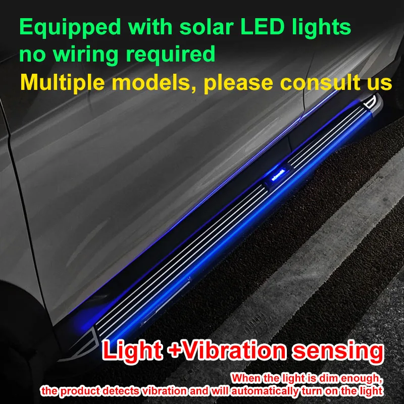 2pcs/set for Changan UNIT UNIK Cs55plus CS75plus CS85 UNI-T Door Side Step with Solar LED Lights