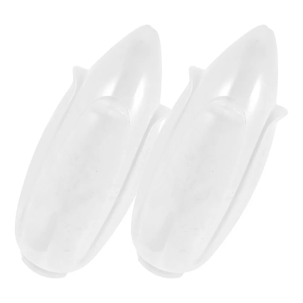 2Pcs Round Globe Outdoor Lamp Shades White Acrylic Replacement Light Covers Garden Pathway Post Light Fixture Protection