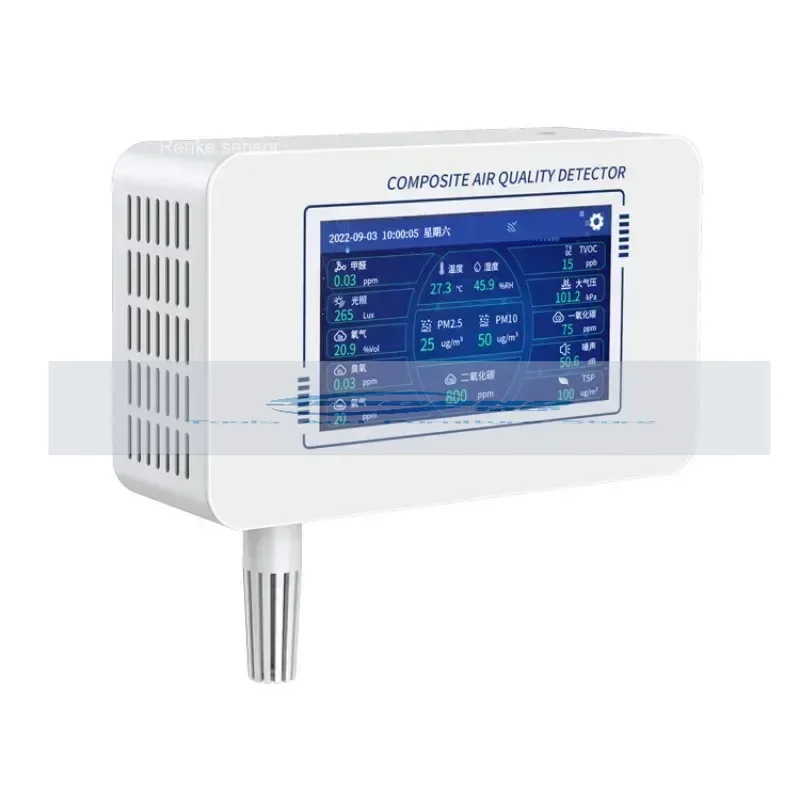 Renke Air Quality Monitoring Equipment for PM2.5 PM10 CO SO2 NO2 O3 TVOC Gas System Analyzer Detector Air Pollution