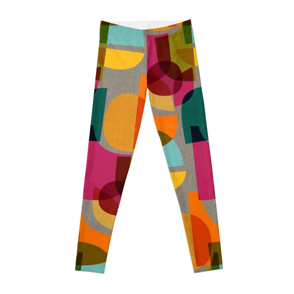 

Mid Century Kaleidoscope Leggings trousers sports for push up gym wear exercise clothing for Womens Leggings
