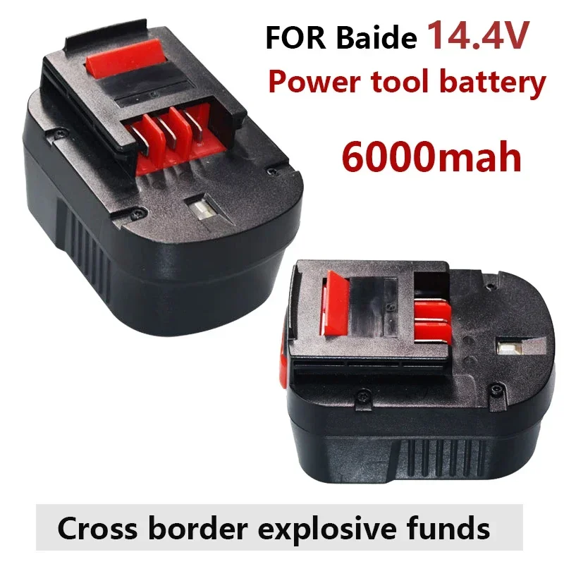 14.4V 4.0 6.0Ah NI-MH Replacement Battery for Black & Decker A1712 FS120B FSB12 HPB12 A12 A12-XJ A12EX FS120B FSB12 FS120BX