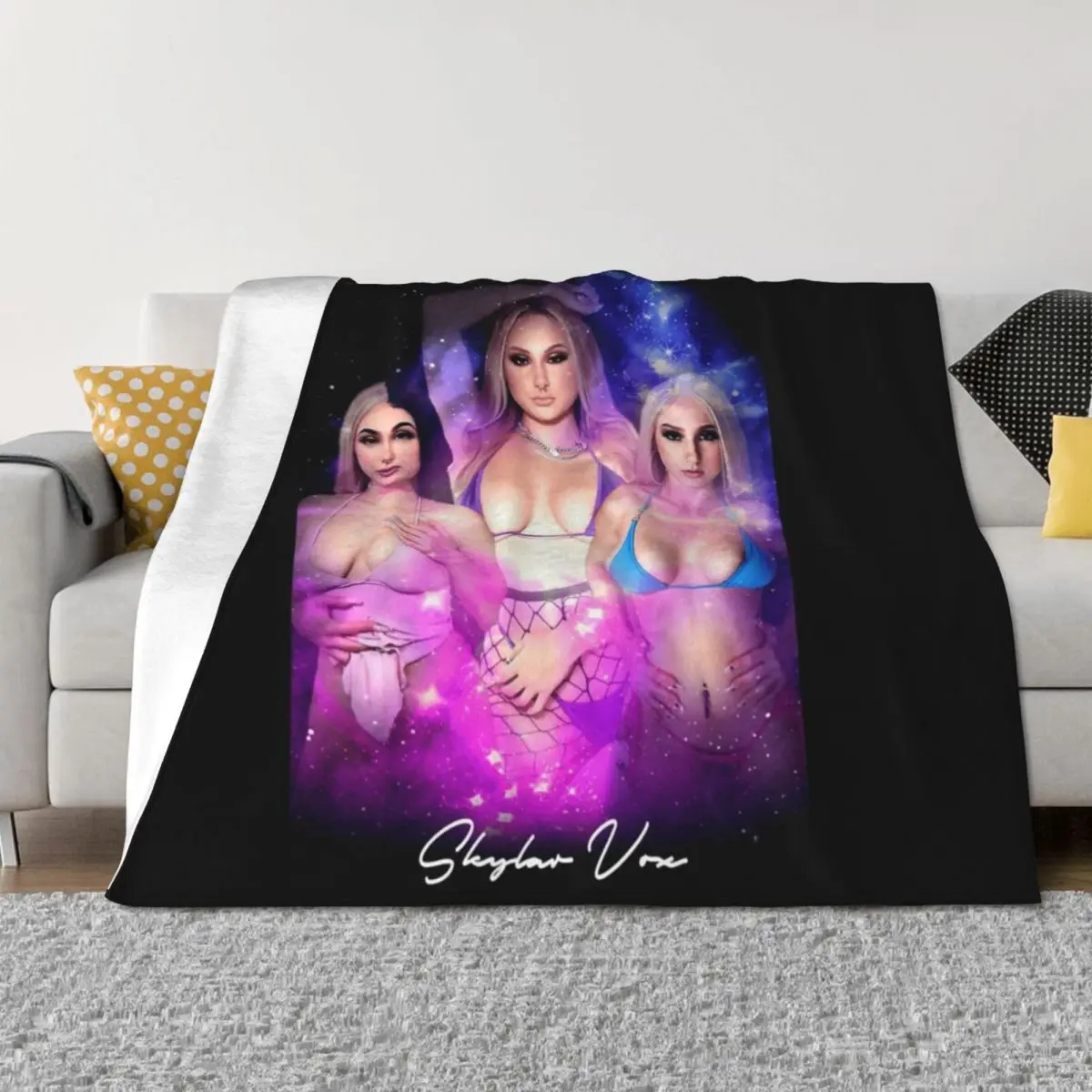 

Skylar Vox Throw Blanket christmas decoration bed plaid Decorative Beds Beautifuls Blankets