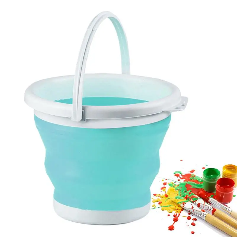 Paint Brush Cleaning Bucket Art bucket painting wash pen bucket brush pen bucket gouache paint bucket outdoor fishing bucket car