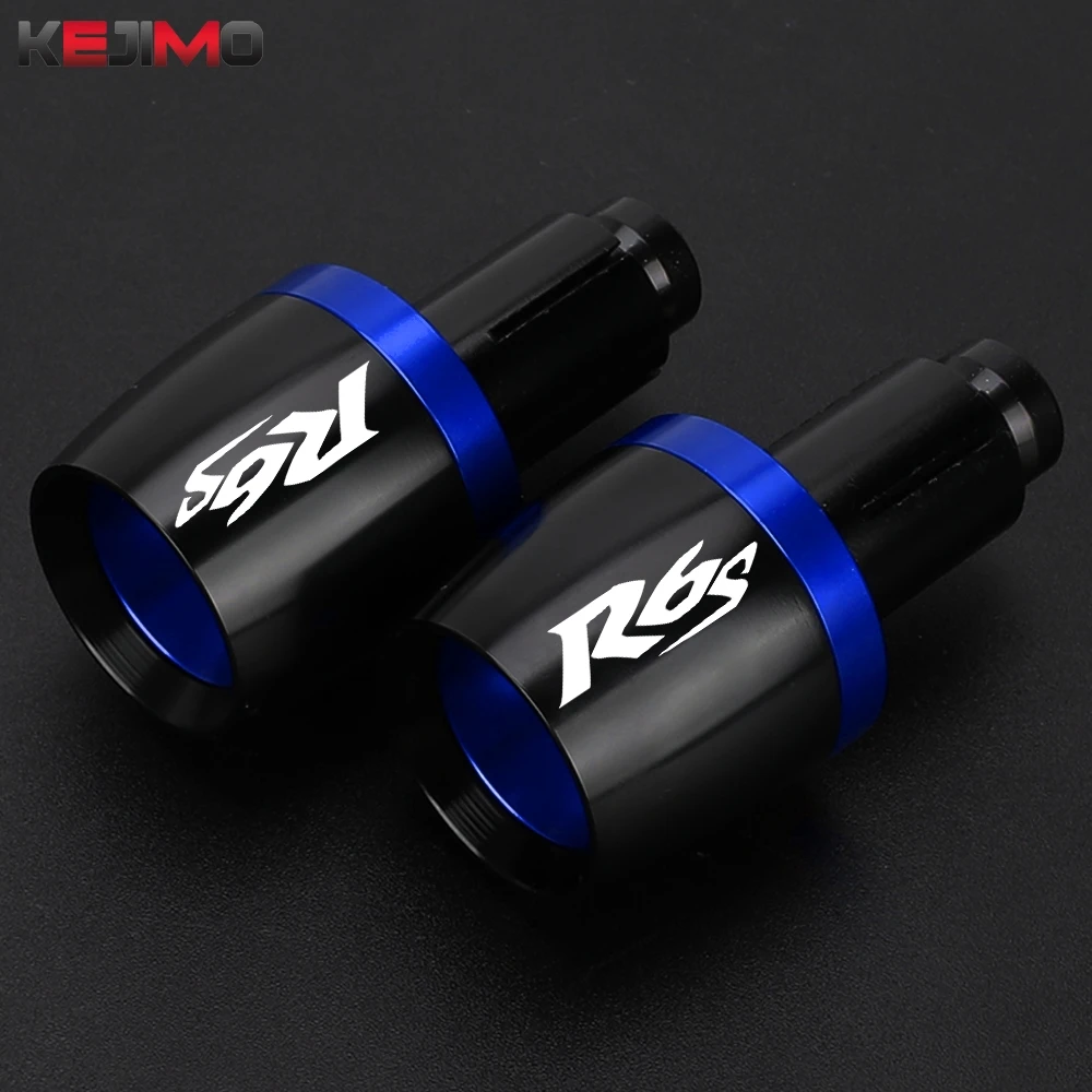 

YZFR6S YZF R6S 2006 2007 2008 2009 2010 2011 7/8'' 22MM Motorcycle Handlebar Grips Ends Handle Bar Cap Grip End Plugs FOR Yamaha