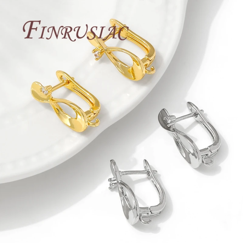 18 Karat vergoldet, antiallergische Ohrringhakenverschlüsse, Zubehör für Schmuck, Befestigungselemente, Ohrhaken, Ohrringe, Zubehör – Detail 11