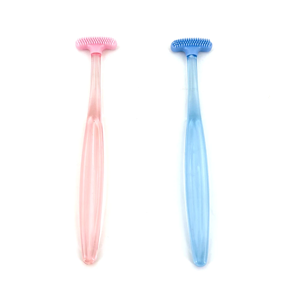 30Pcs Silicone Tongue Scraper Toothbrush Clean The Surface of Tongue Oral Clean Brush Tongue Scraper Cleaner Fresh Breath Health