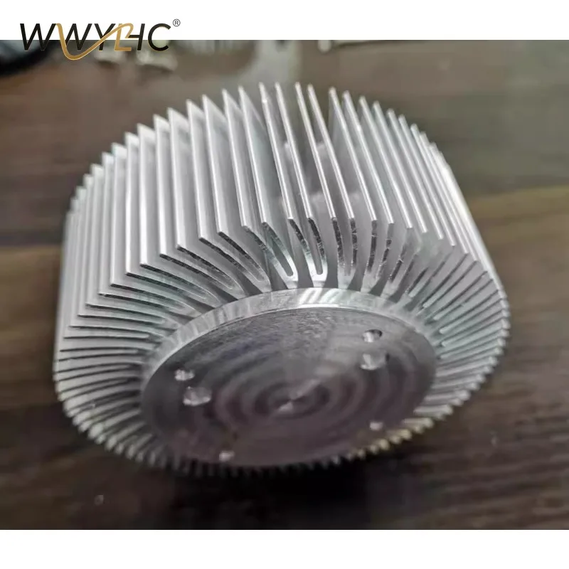 Suitable for OD90mm， Height 40mm Round Heatsink Radiator Aluminum Photo Lamp Heat Sink High PowerReplaceable Accessories