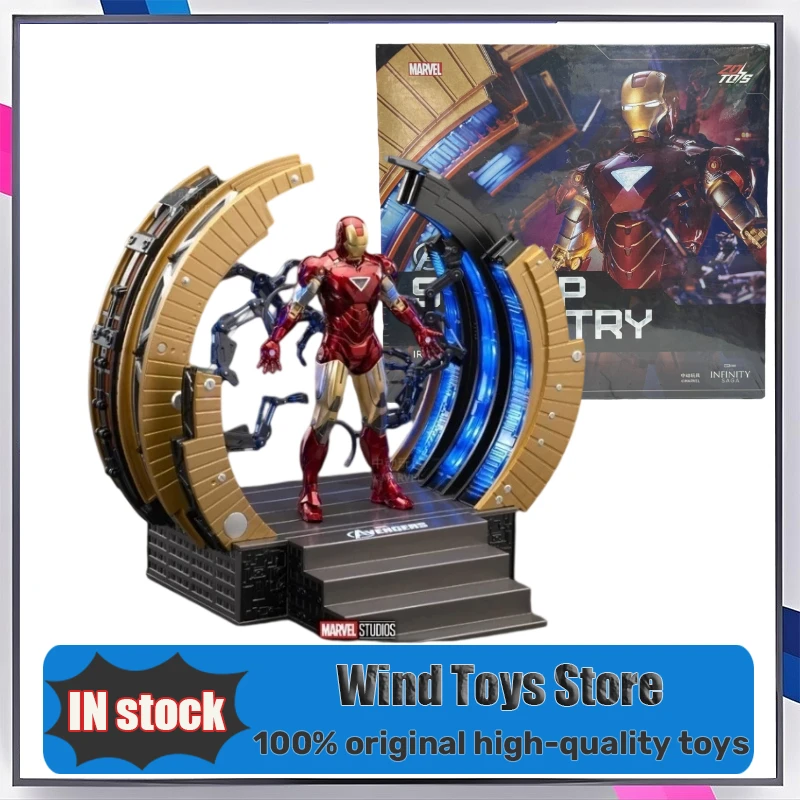 

В наличии ZD Железный Человек MK6 с оригинальной подходящей крыльцо 1/10 Модель Тони Старка Фигурка Игрушка для Коллекционного подарка