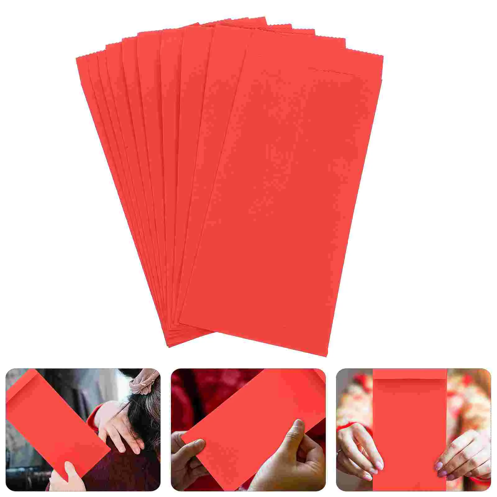 

20 Pcs Red Envelope Lucky Money Pockets 2024 Packet Dragon Saving Envelopes for Cash Colorful Savings Colored Paper Large