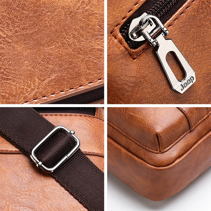 Men\'s Business Briefcase Vintage Shoulder Bag