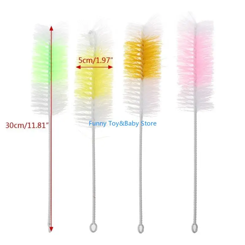 

Baby Bottle Cleaner Brushes Newborn Baby Cup Clean Long Handle Milk Bottle Glass Tube Cleaning Brush Home C90B