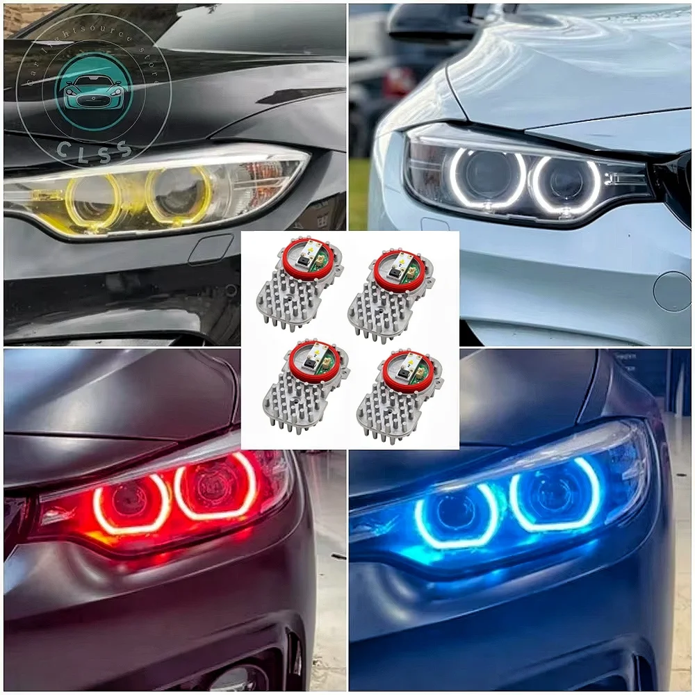 

Multicolor CSL Yellow Red Ambe Angel Eyes DRL Modules For BMW F80 F82 M3 M4 F32 F33 F36 OE# 63117263051 Xenon Daylights Upgrade
