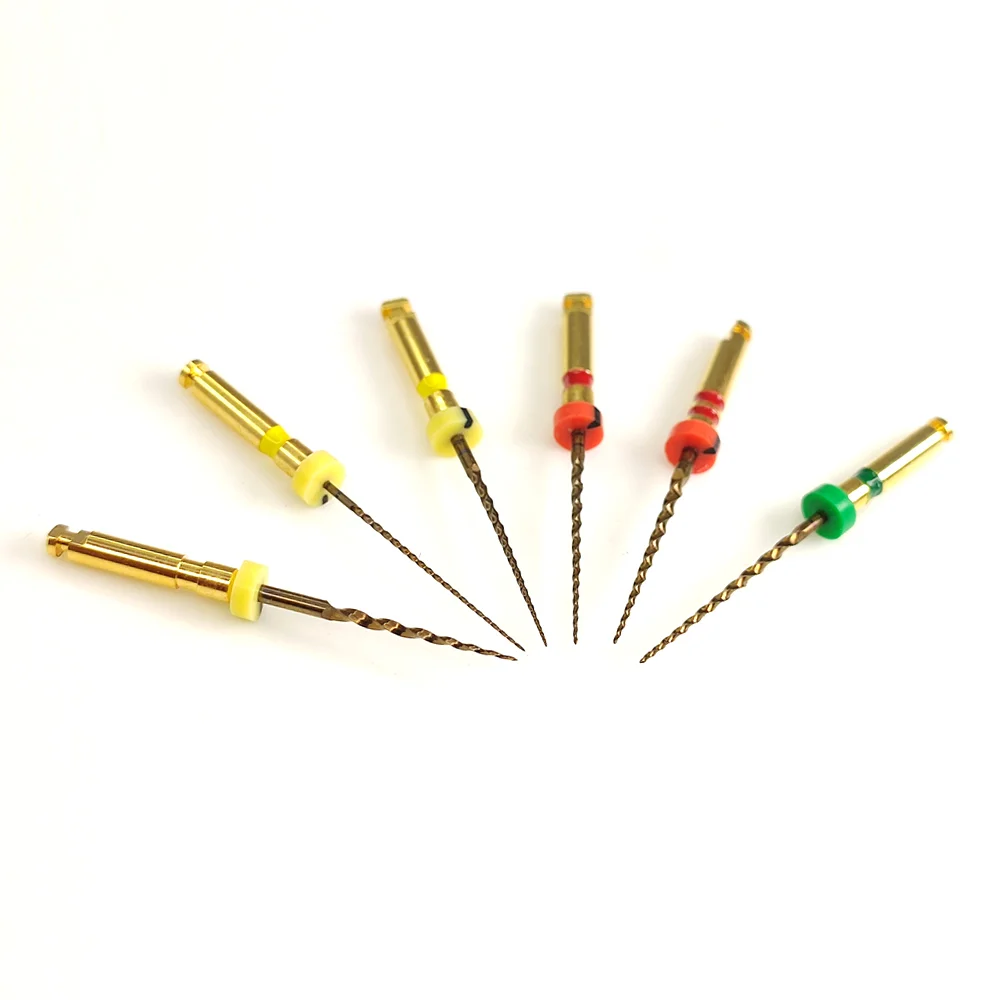 Dental SOCO PRO COXO Endodontic File Root Canal Taper Gold Heat Activated Rotary File Flexible Dentist Materials