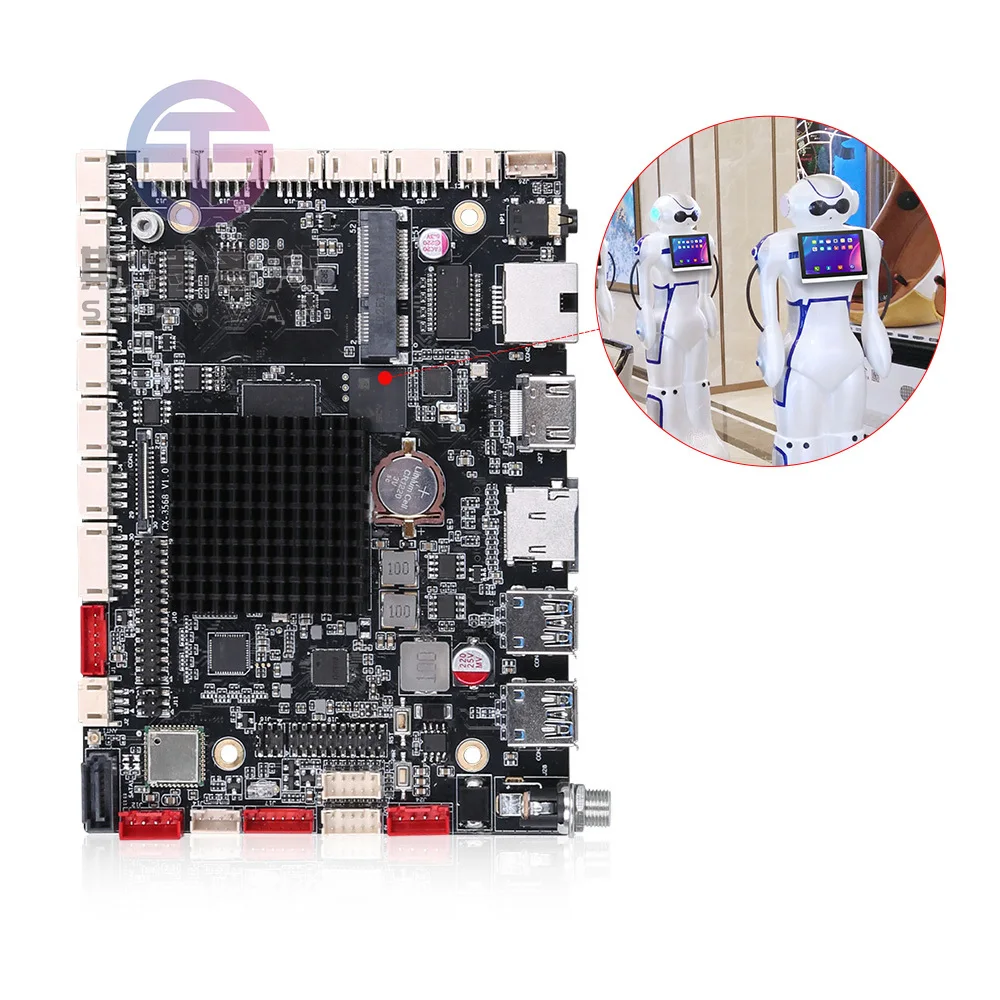 RK3568 Industrial Development Board Android 14/Linux for Object Detection/Face Recognition/IOT Robot/Machine Learning
