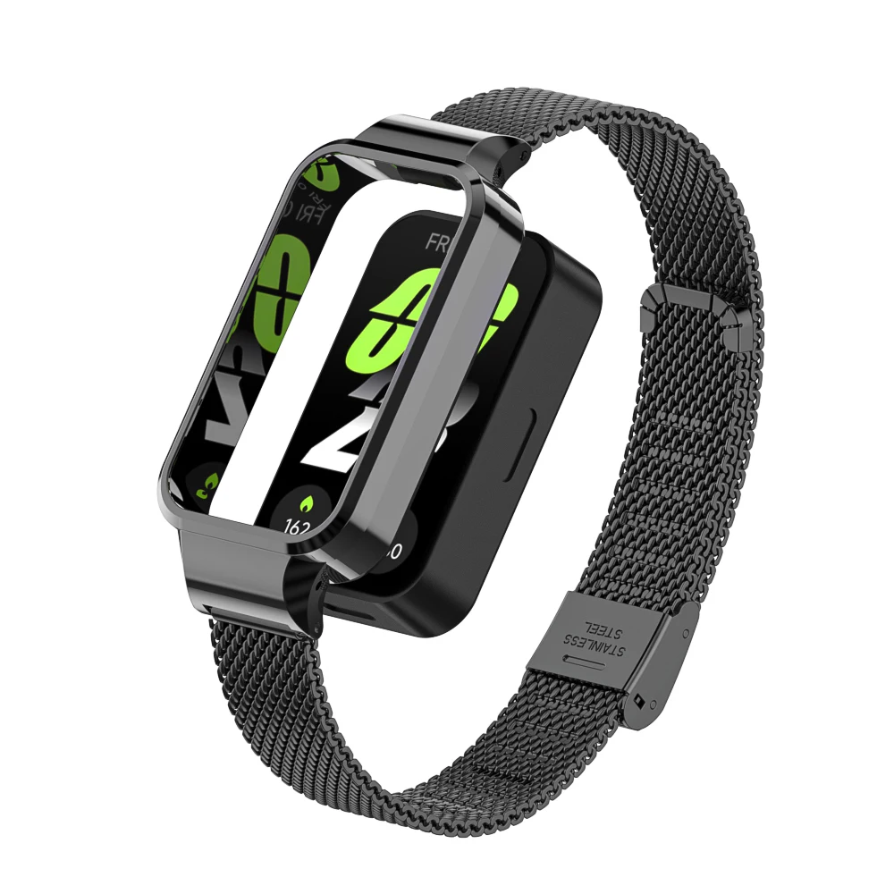 Gehäuse + Armband für Xiaomi Mi Band 9 Active Armband für Xiaomi Smart Band 9 Active Edelstahl-Metallarmband Mi Band 9 Active – Detail 16