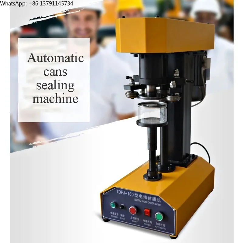 Desktop Automatic tank sealer Electric cans sealing machine Tin can sealer Ring-pull Can Capping Machine container capper