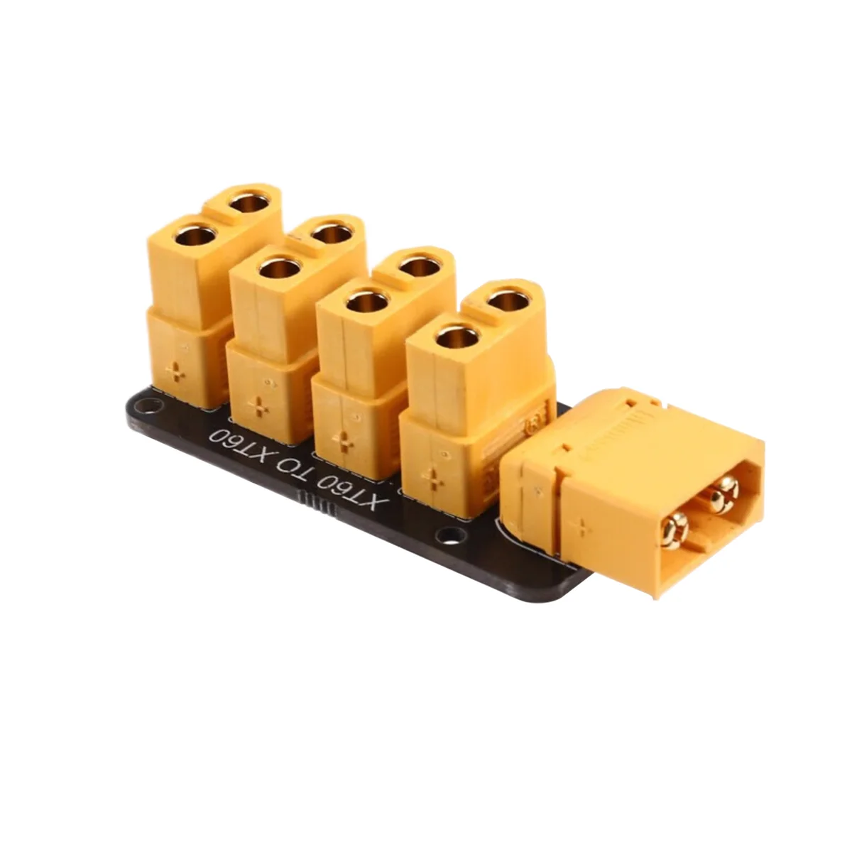 

SSR 200A Power Distribution Board 4 Channels XT60 Connector Male Female Plug 45x23mm PCB Welding Board Plate for RC Car