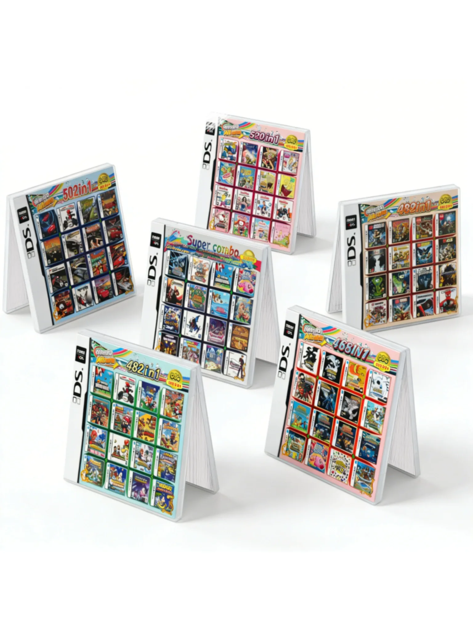 4300in1/208in1/280in1/472in1/520in1 MULTI CART Super Combo Video Games Cartridge Card Cart For DS NDS 3DS 3DSXL 2DS NDSL NDSI ﻿
