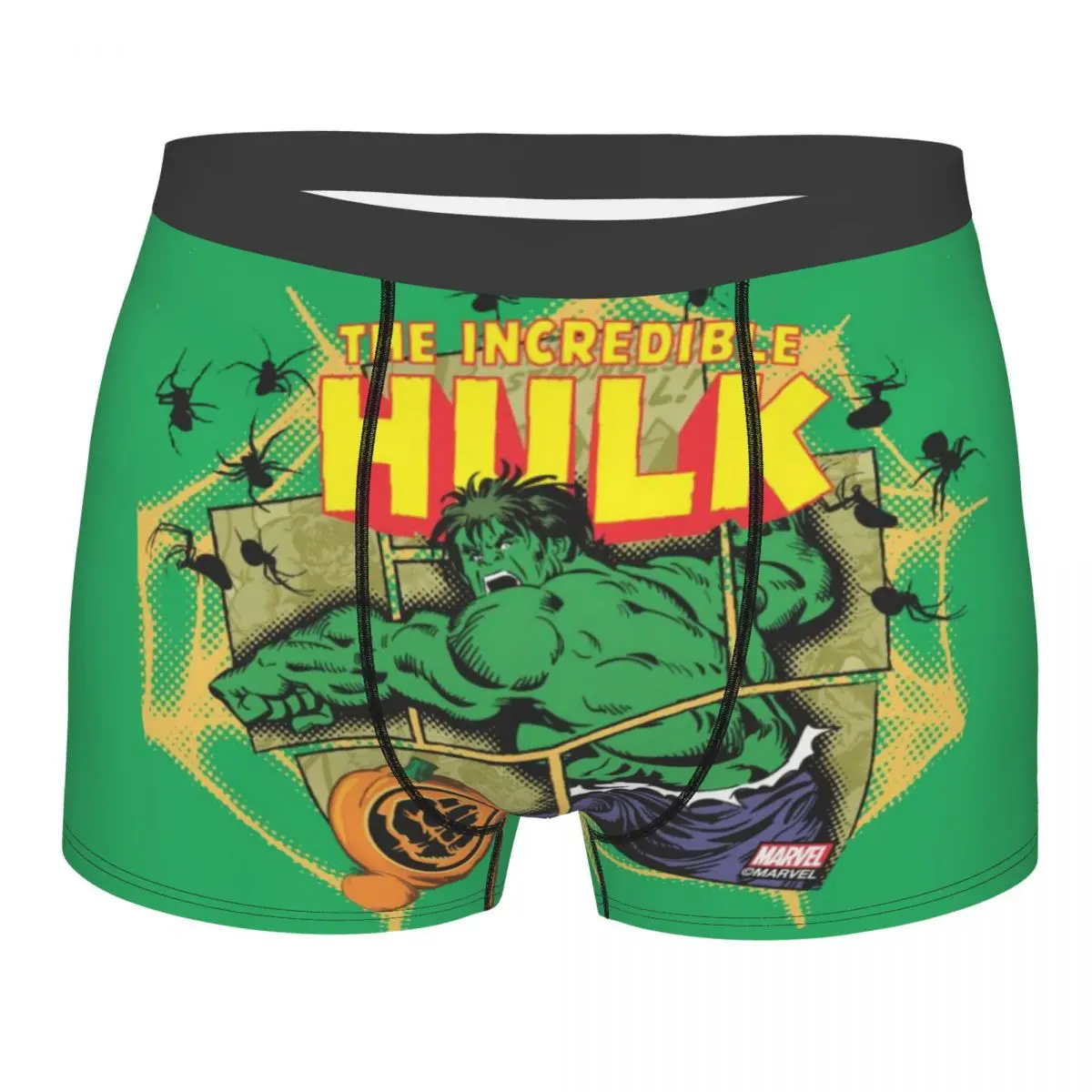 

Пользовательские шорты-боксеры Incredble Hulk для Homme, нижнее белье с 3D принтом, трусы, дышащие трусы