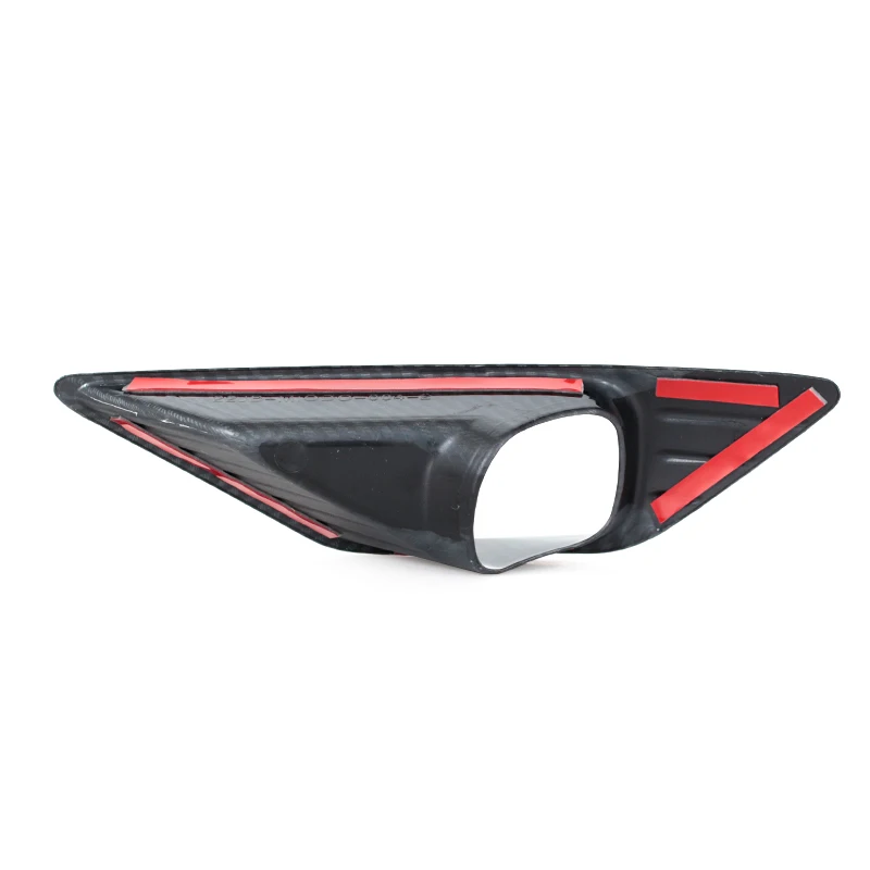 Carbon Fiber Fog Light Cover Trim For Mitsubishi Outlander 2022 2023 Decoration Sticker Foglight Bezel Grille Car Accessories