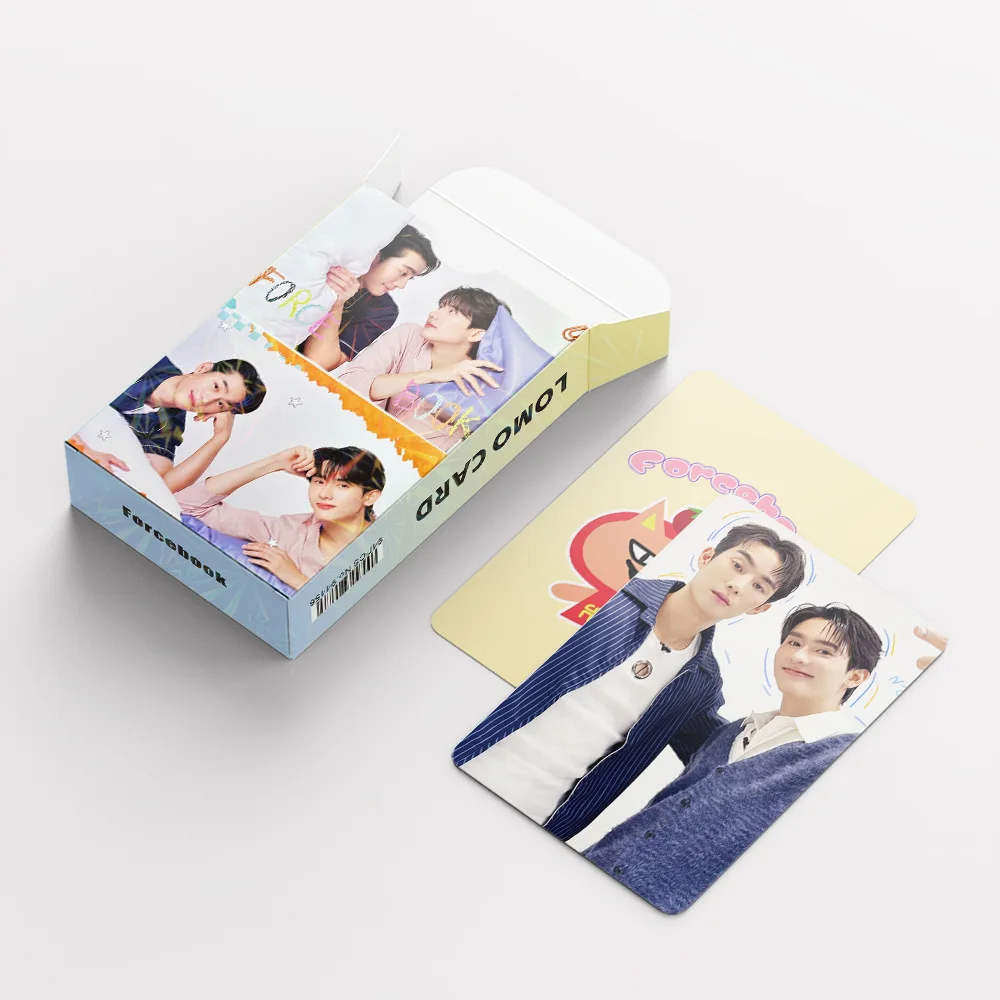 92PCS Forcebook Thai Star Photo Cards Set with Stickers - Force & Book LOMO Collectible Cards for Scrapbook & Fan Support image 4