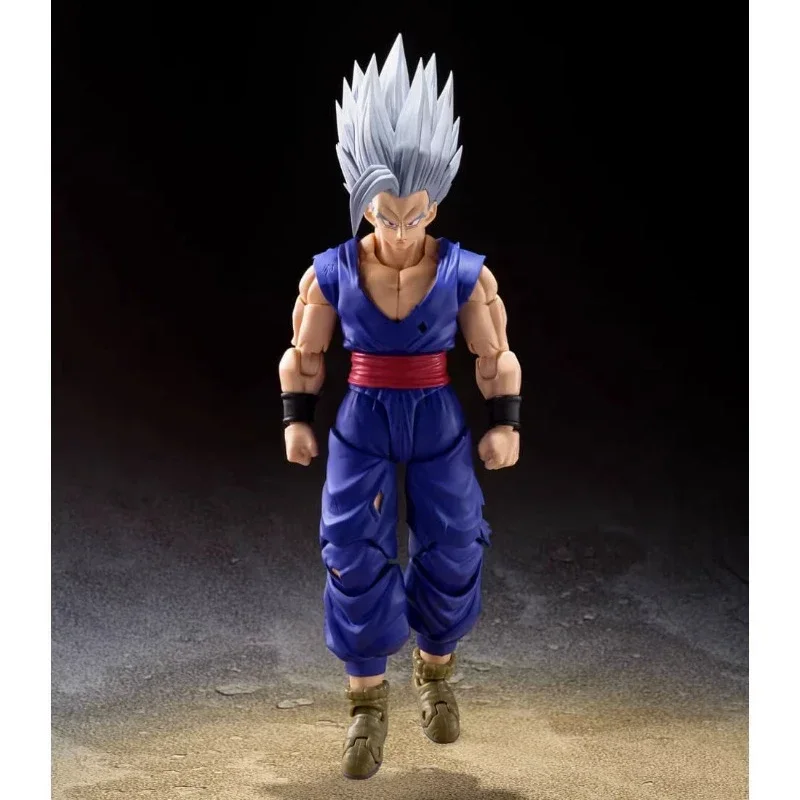 Bandai Original Dragon Ball Anime Figure SHF Superhero Son Gohan Beast Action Figure Toys for Kids Gift Collectible Model