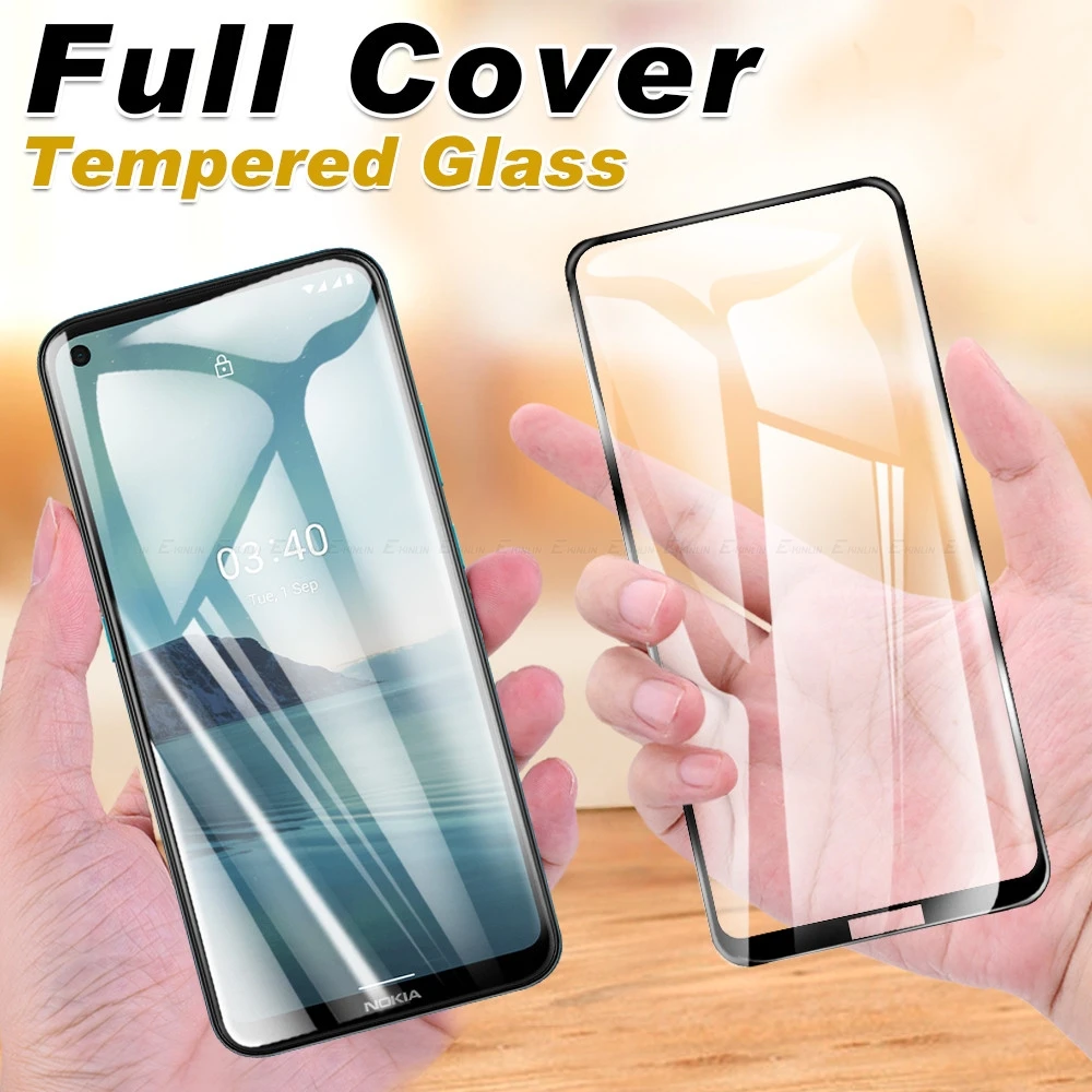 Screen Protector Tempered Glass For Nokia X30 X100 XR20 XR21 X20 X10 9 PureView 8 7 5 3 2 1 Plus Full Cover Protective Film