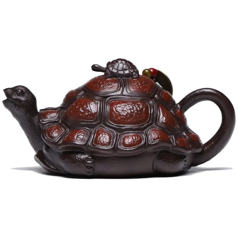 2026 Yixing Raw Ore 100-Mesh Purple Clay Teapot Full Handmade Creative Tea Brewing Pot