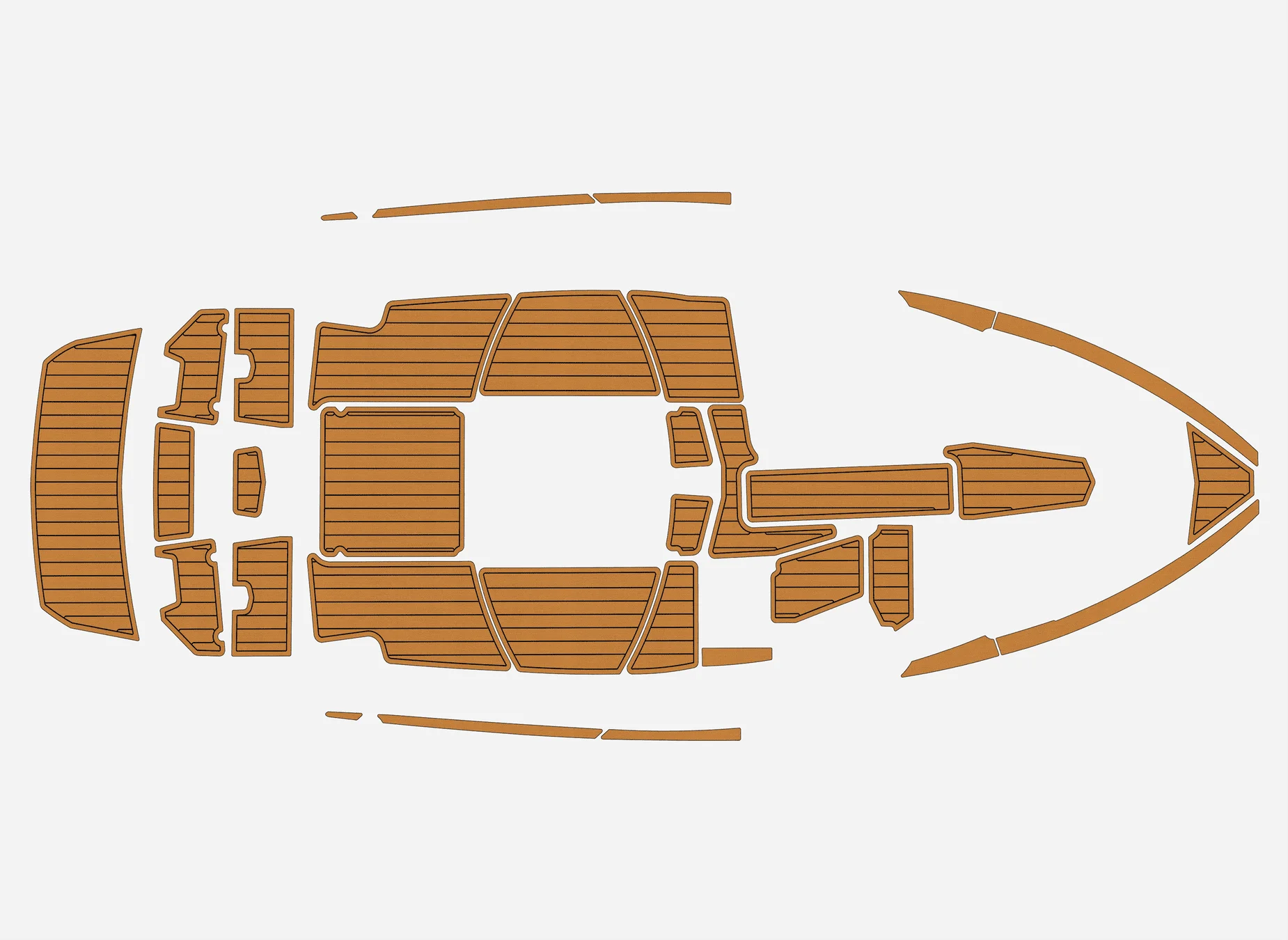

Противоскользящая самоклеящаяся накладка из тикового материала EVA из искусственного тикового дерева 6 мм для Malibu TXi MO 2019 года, прочная морская полов для открытой яхты, кабины