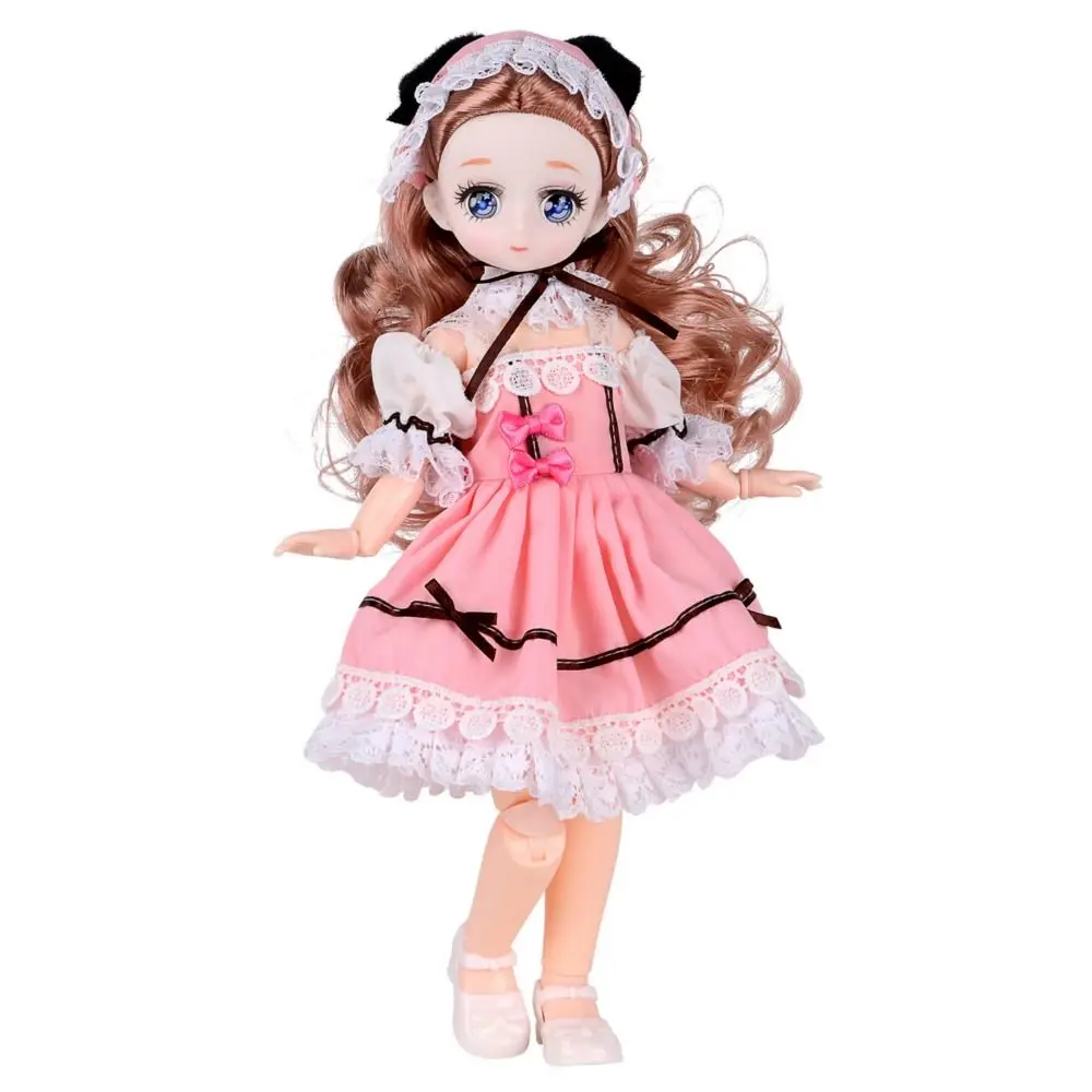 

Красивая одежда для кукол BJD 1/6, милая кукла Лолита, 30 см, платье принцессы на подтяжках, 30 см, Kawaii, 30 см, платье для куклы BJD, костюм, игра
