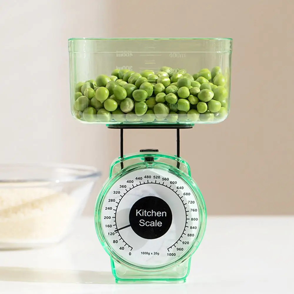 Plastic Mini Bowl Bake Food Diet Mechanical Measuring Tools Food Baking Food Weighing Kitchen Scale